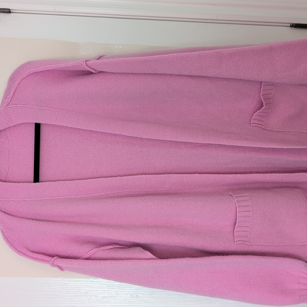 Chic Wish Pink Knit Cardigan Size Xlg